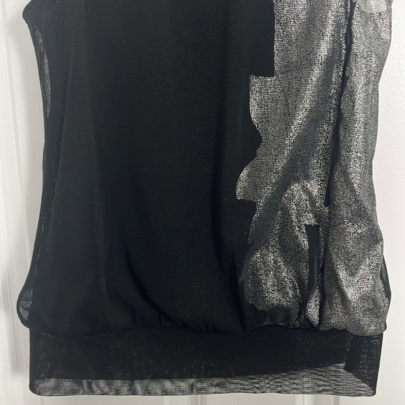 MEXX Black and Silver Turtle Neck| Size Small - Picture 2 of 8